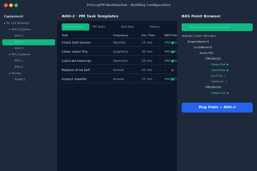 ProLogPM Workstation desktop configuration tool